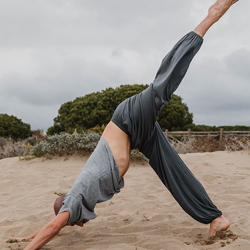 Man doing tai chi